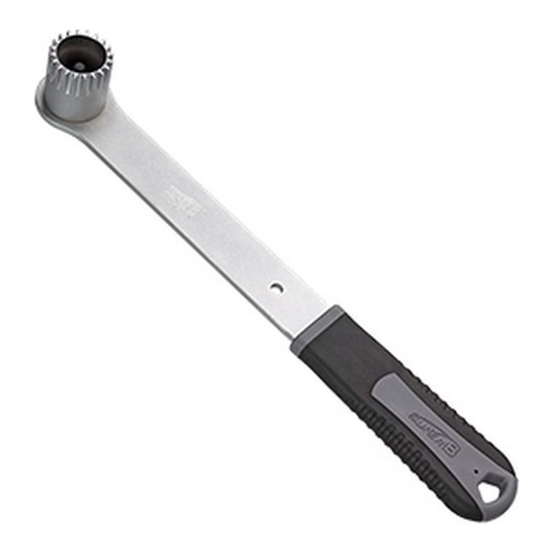 Clé pour cuvette de pédalier Super B extra-longue.