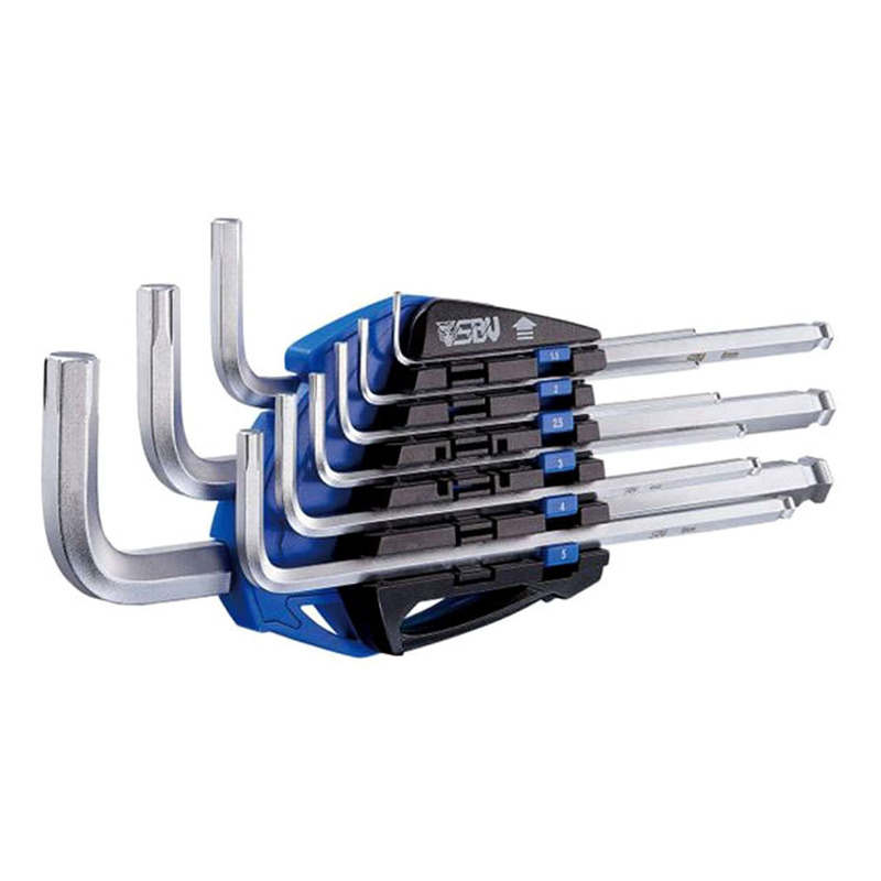 ClÃ©s d'extraction hexagonales SBV 9 piÃ¨ces
