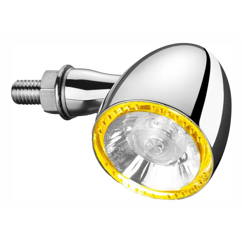 Clignotant LED Kellermann Bullet 1000 PL chromé avec veilleuse jaune
