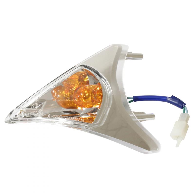 Clignotant transparent avant gauche Kymco Super 9 03-04