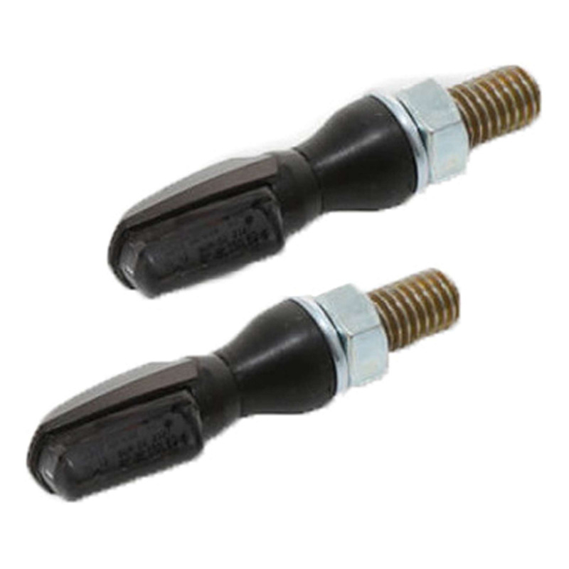 Clignotants à LED Brazoline Spark noir/fumé