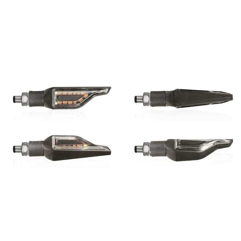 Clignotants LED Chaft Addict noir/transparent