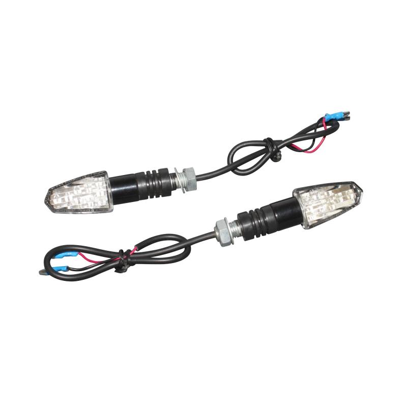 Clignotants Replay Viper 9 LED blanc/noir