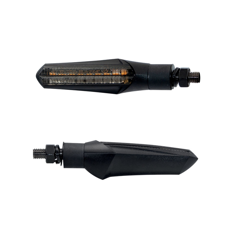 Clignotants séquentiel avec feu stop feu arrière LED Taac FR10 noir/