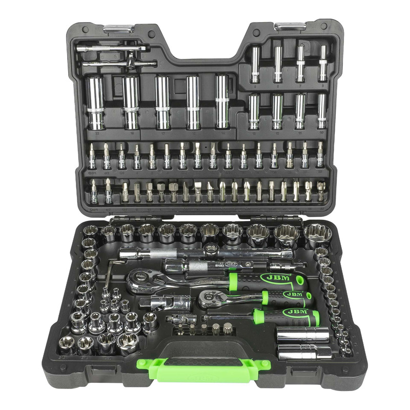 Coffret Ã  cliquet JBM 12 pans â   113 piÃ¨ces