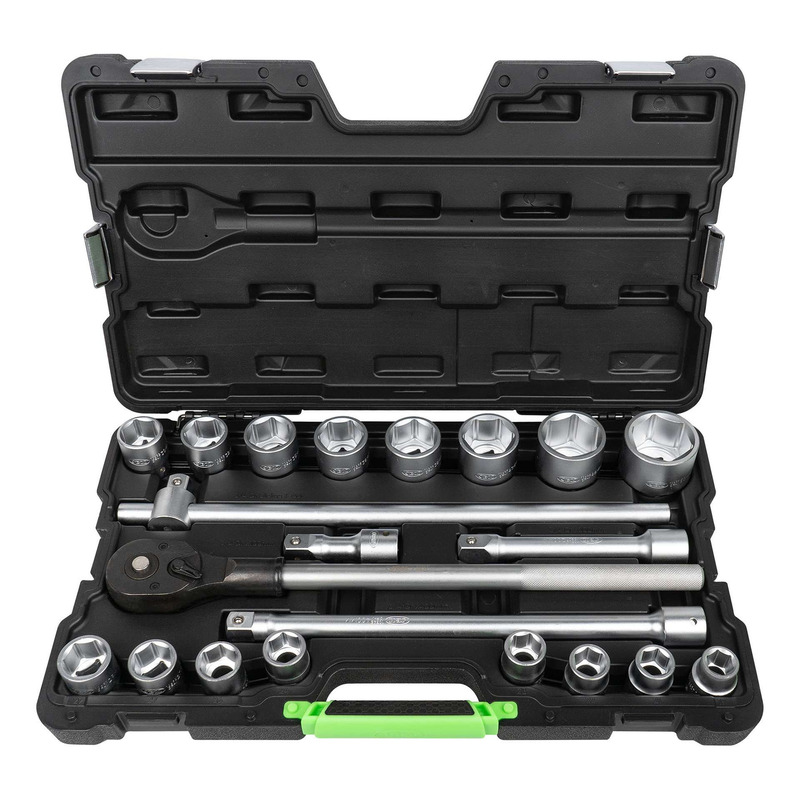 Coffret Ã  cliquet JBM 6 pans â   21 piÃ¨ces