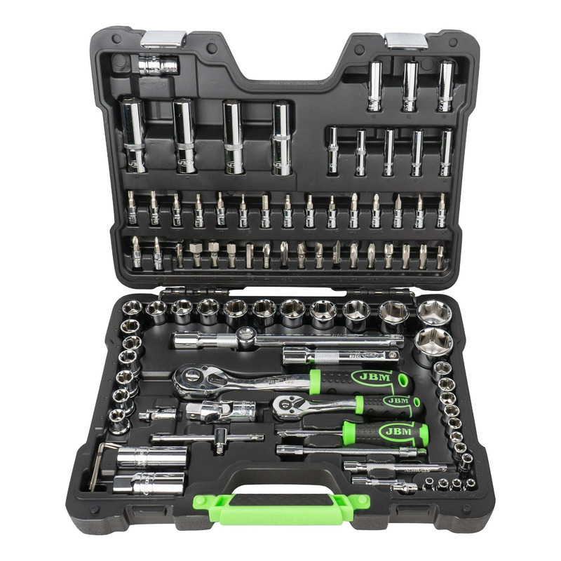 Coffret Ã  cliquet JBM 6 pans â   94 piÃ¨ces