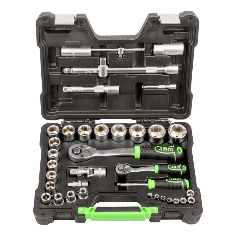 Coffret Ã  outils JBM 6 pans (pouces) â   37 piÃ¨ces