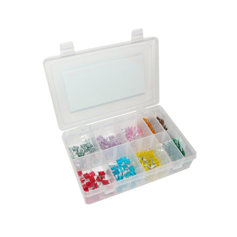 Coffret de 200 fusibles plat enfichable miniature 2 à 30 ampères