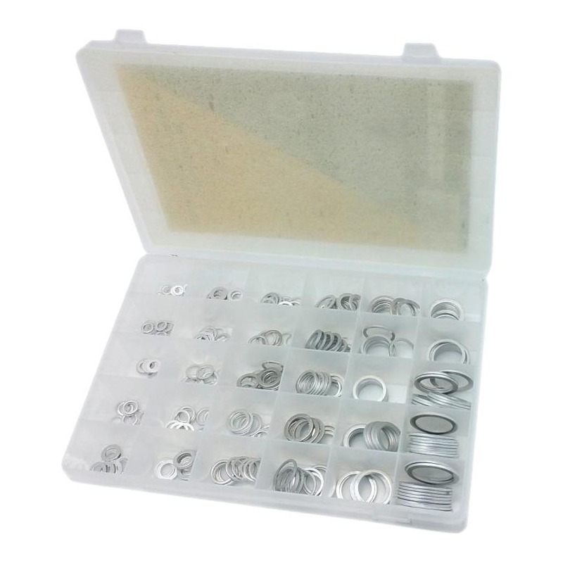 Coffret de 300 joints en aluminium Brazoline
