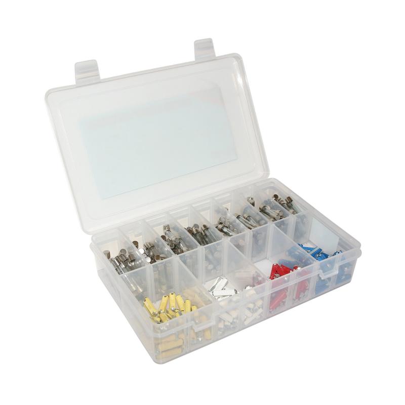 Coffret de 340 fusibles 1Tek Tools rond type continental et verre 1 à