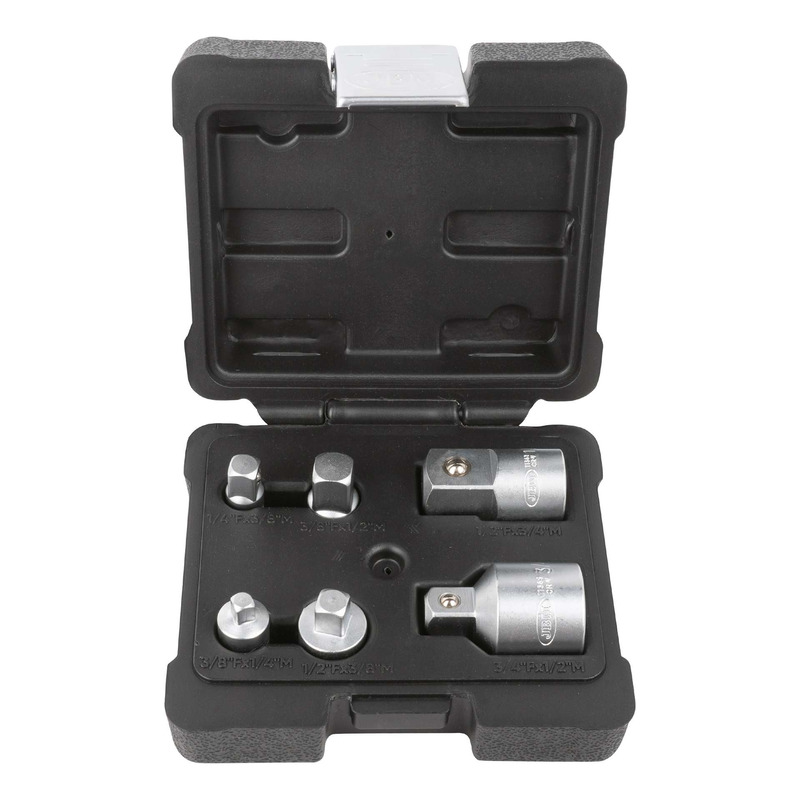 Coffret de 6 adaptateurs JBM 1/4", 3/8", 1/2" et 3/4"