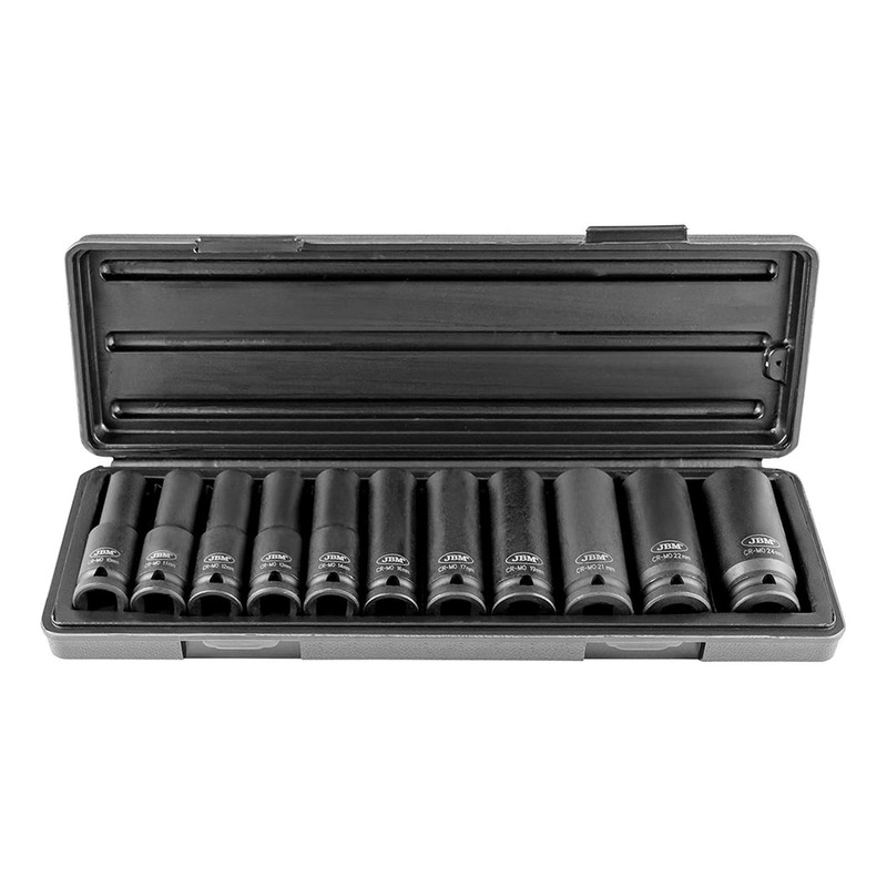 Coffret douilles Ã  choc 6 pans JBM 1/2â  â   â   11 piÃ¨ces