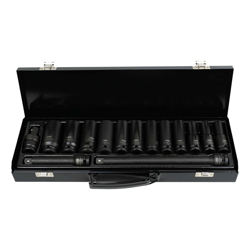 Coffret douilles Ã  choc 6 pans JBM 1/2â  â   â   15 piÃ¨ces