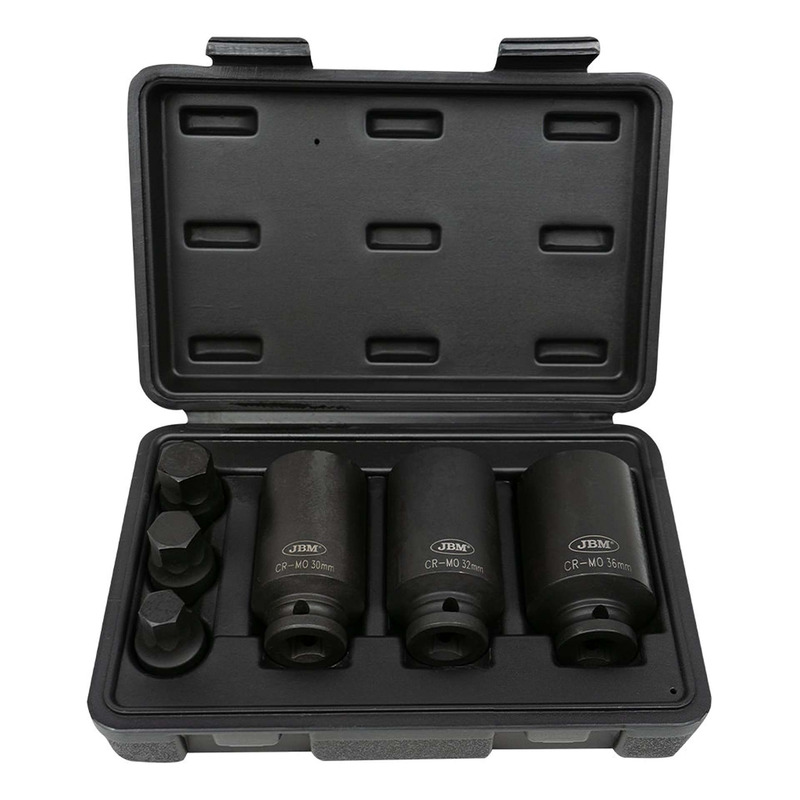 Coffret douilles Ã  choc 6 pans JBM 1/2â  â   â   6 piÃ¨ces