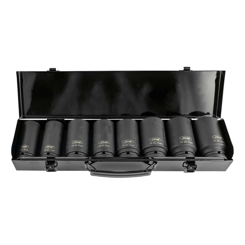 Coffret douilles Ã  choc 6 pans JBM 3/4â  â   â   8 piÃ¨ces