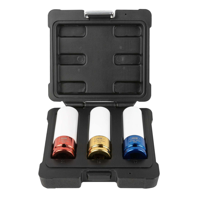 Coffret douilles Ã  choc roues JBM 1/2â  â   â   3 piÃ¨ces