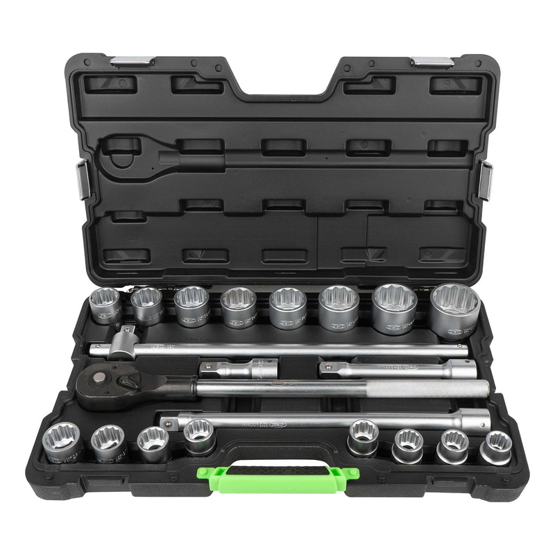 Coffret douilles et cliquet 12 pans JBM 3/4â  â   â   21 piÃ¨ces