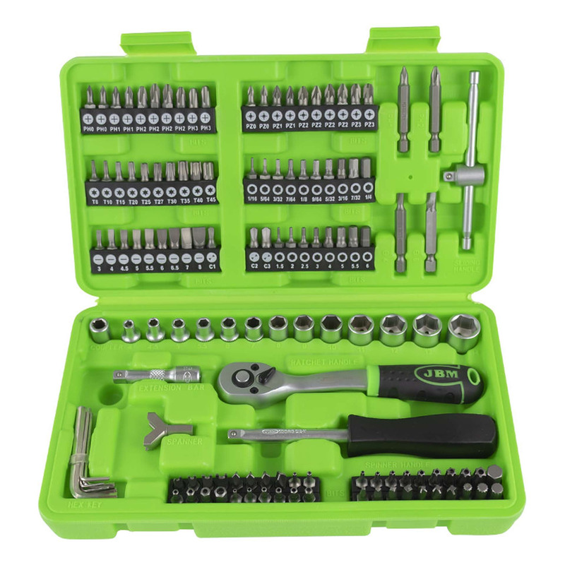 Coffret douilles et cliquet JBM 1/4â  â   â   130 piÃ¨ces