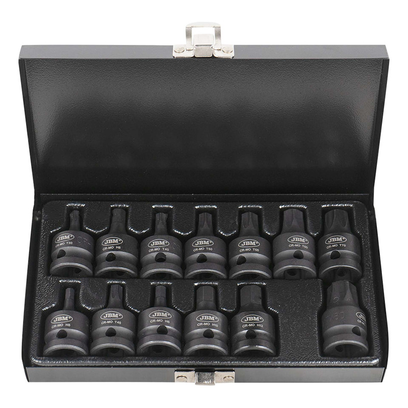 Coffret embouts Ã  choc JBM 1/2â  â   â   13 piÃ¨ces