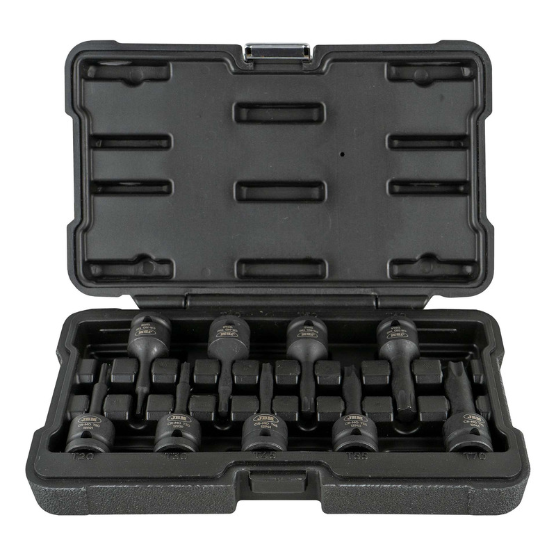 Coffret embouts Ã  choc Torx JBM 1/2â  â   â   9 piÃ¨ces