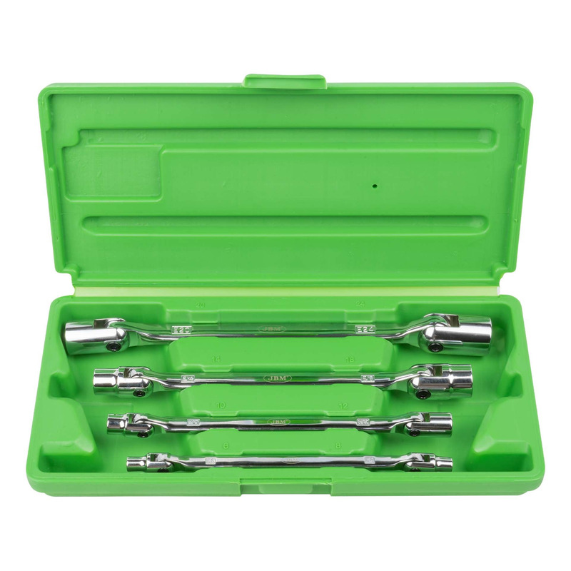 Coffret JBM 4 clés à douille torx articulées