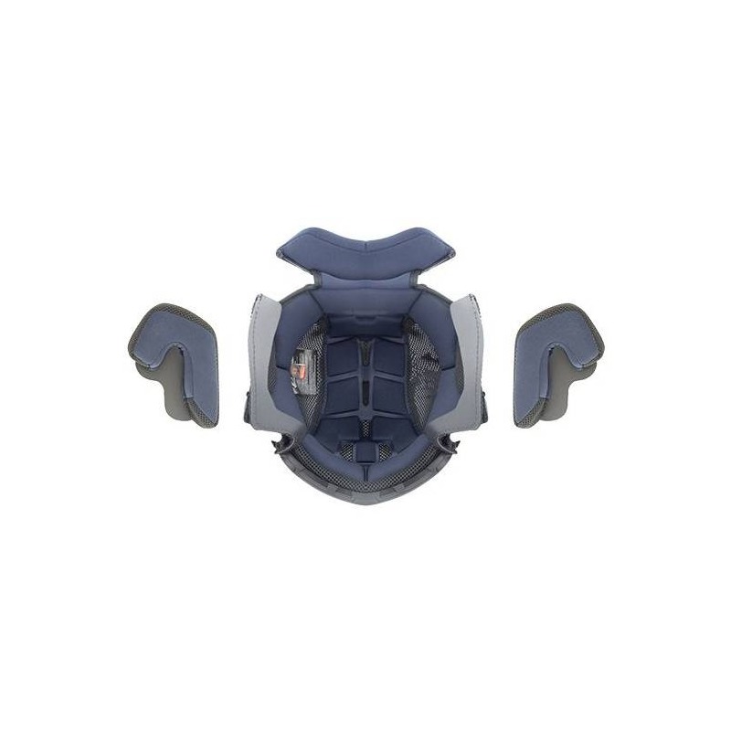 Coiffe de casque S-Line pour casque jet S779 bleu