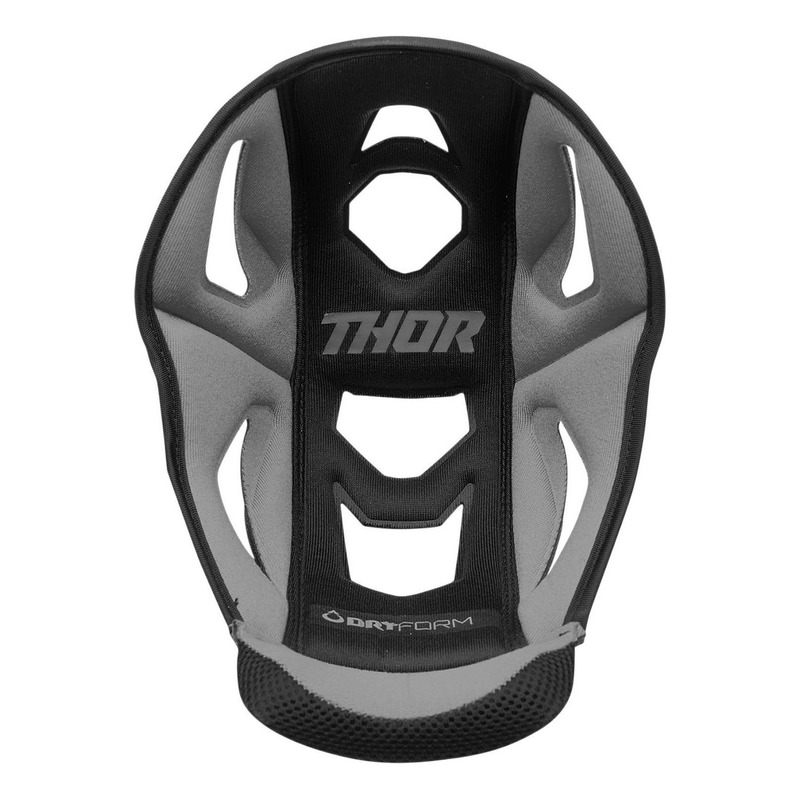Coiffe de casque Thor Reflex gris- XS