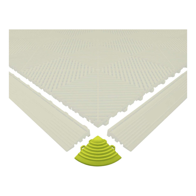 Coin de carreau gris pour dales de sol JBM