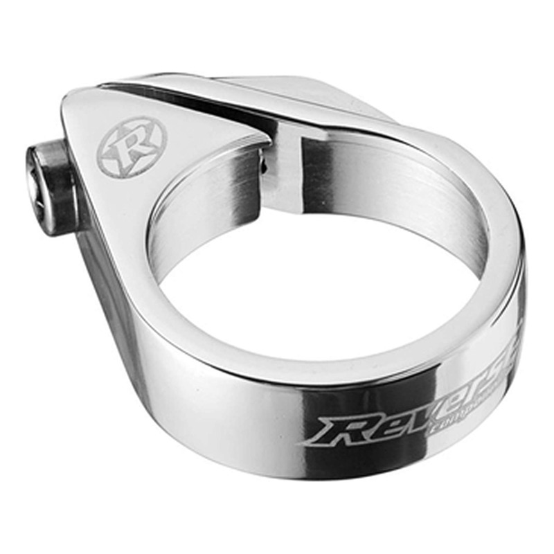 Collier de selle Reverse Bolt Ã  34,9mm argent