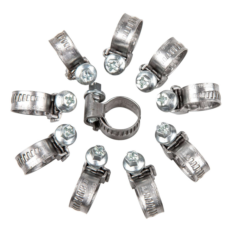 Collier de serrage mÃ©tal 8x12 largeur 9mm