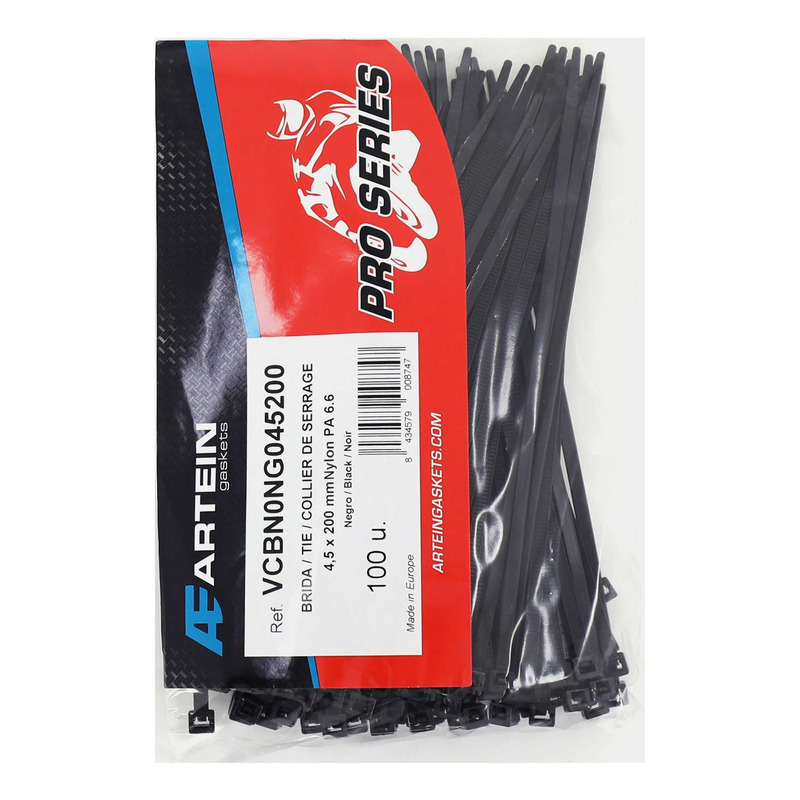 Collier de serrage rilsan noir 4,5 x 200 mm sachet de 100