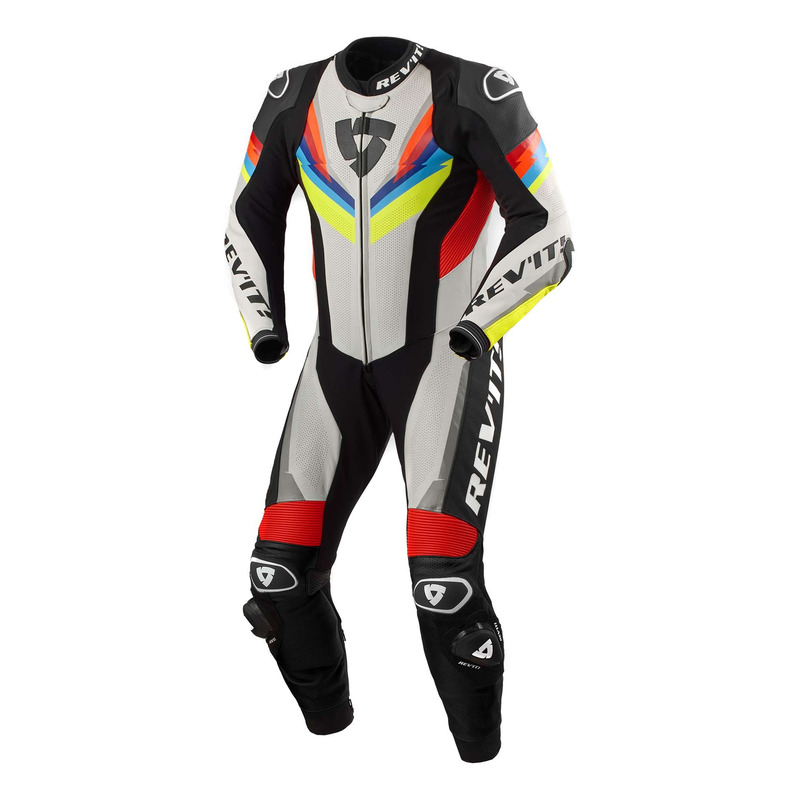 Combinaison cuir Revâ  It Quantum 3 light grey/neon yellow- 46