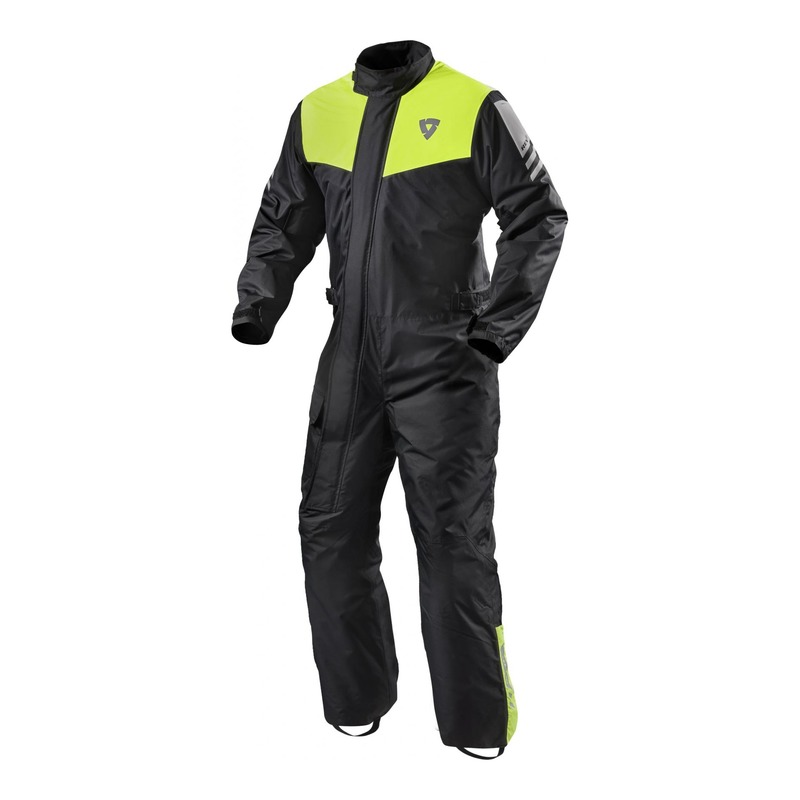 Combinaison de pluie 1 pièce Rev’it Pacific 3 H2O noir/jaune fluo-