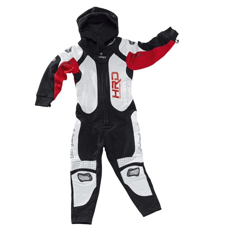 Combinaison textile bébé Held JUMPSUIT noir/rouge- 86