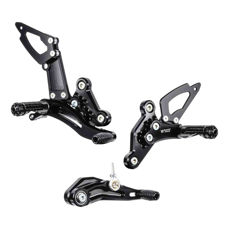 Commandes reculées Bonamici réglables non inversées/inversées Yamaha MT-07 14-20