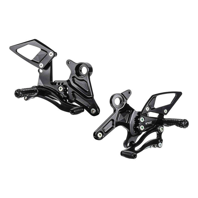 Commandes reculées Bonamici réglables non inversées/inversées Kawasaki Z 650 17-19