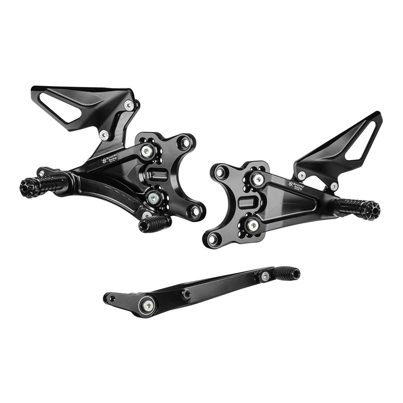 Commandes reculées Bonamici réglables non inversées/inversées Route Honda CBR 1000 RR-R 20-25