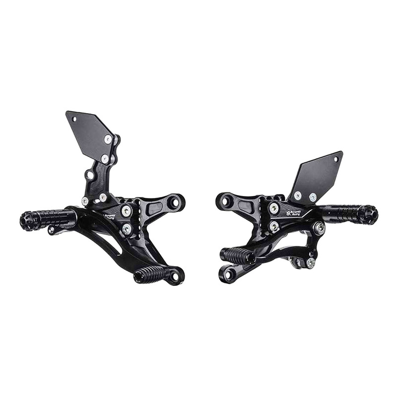 Commandes reculées Bonamici réglables non inversées/inversées Kawasaki ZX -6R 19-25