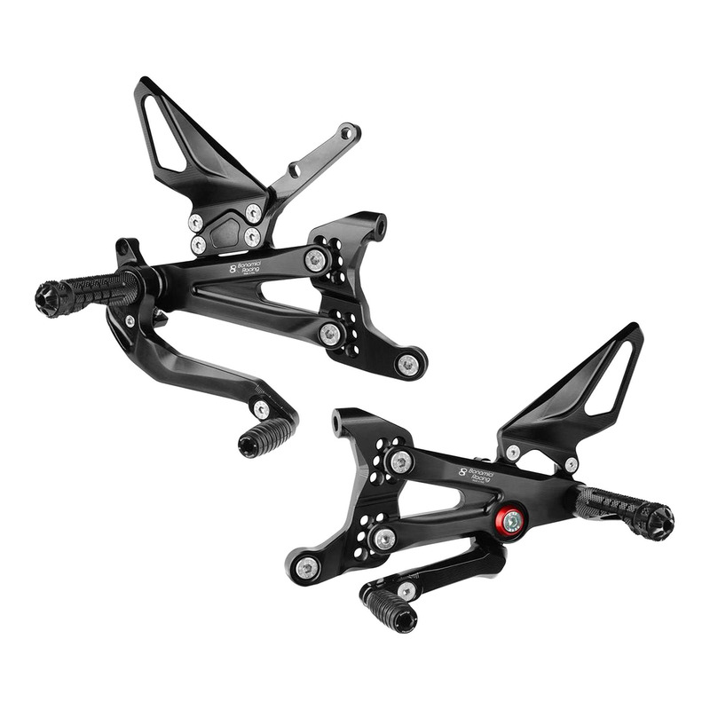 Commandes reculées Bonamici réglables non inversées/inversées Ducati Panigale V4 18-24