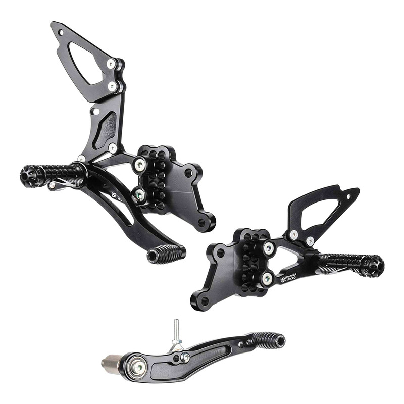 Commandes reculées Bonamici réglables non inversées/inversées Suzuki GSX-R 600 06-10