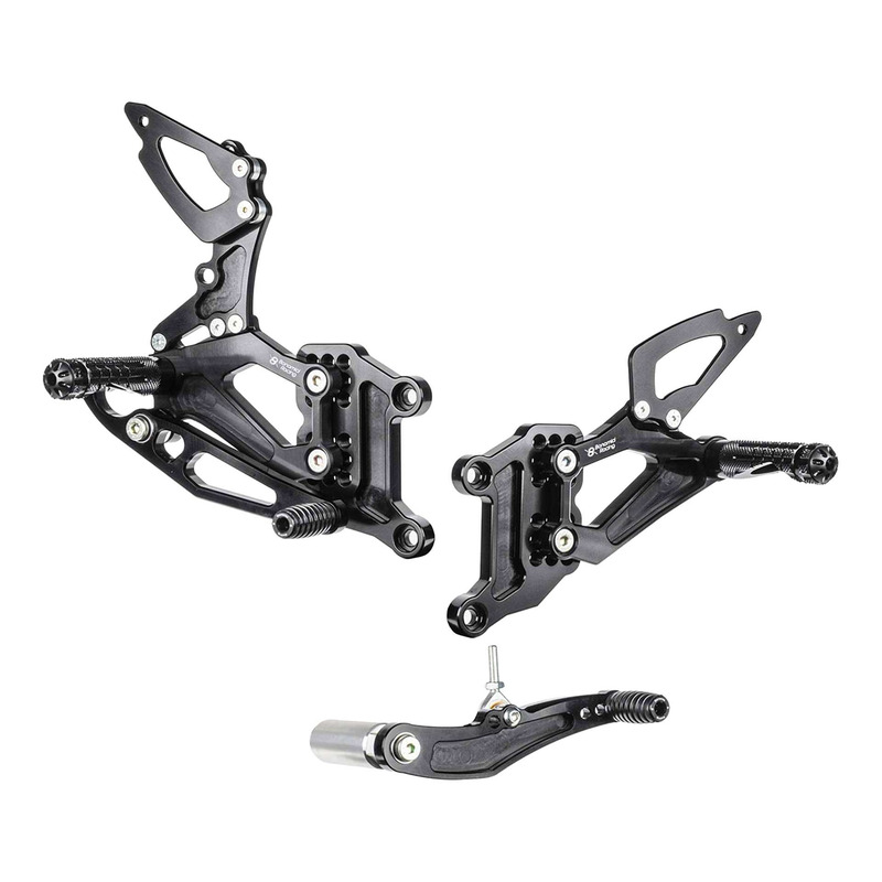 Commandes reculées Bonamici réglables non inversées Yamaha YZF-R6 03-05