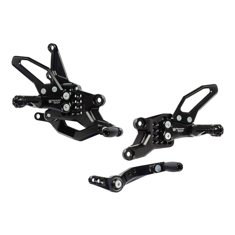 Commandes reculées Bonamici réglables non inversées/inversées Yamaha YZF-R7 22-25