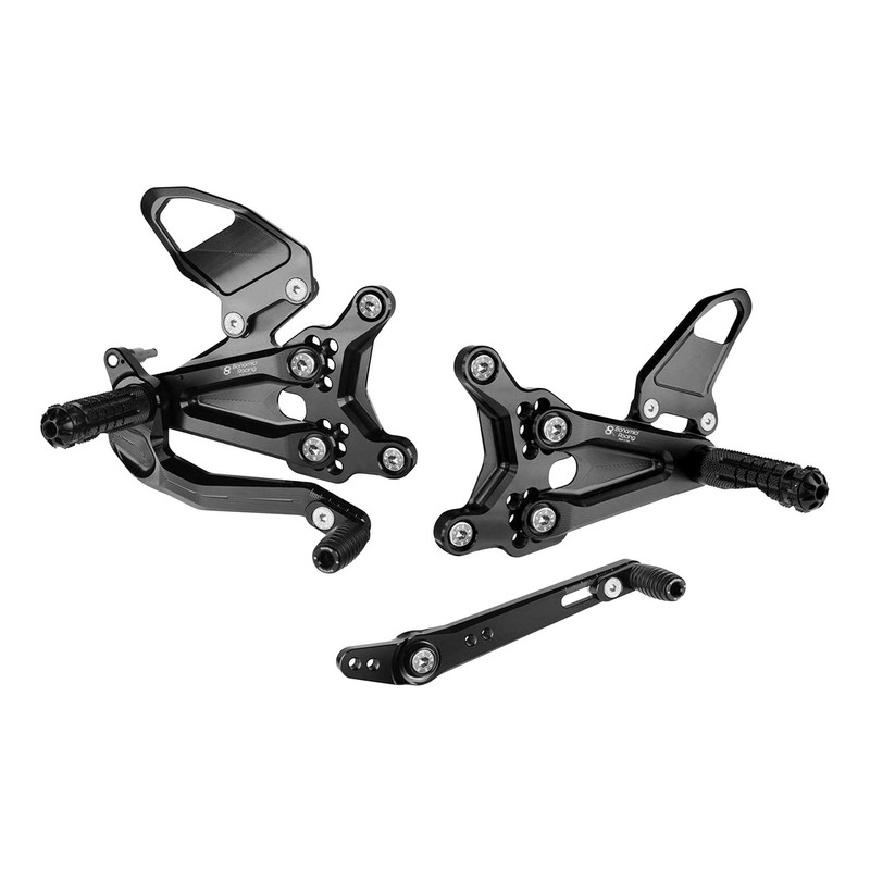 Commandes reculées Bonamici réglables non inversées/inversées Triumph Speed Triple 1200 RS 21-25