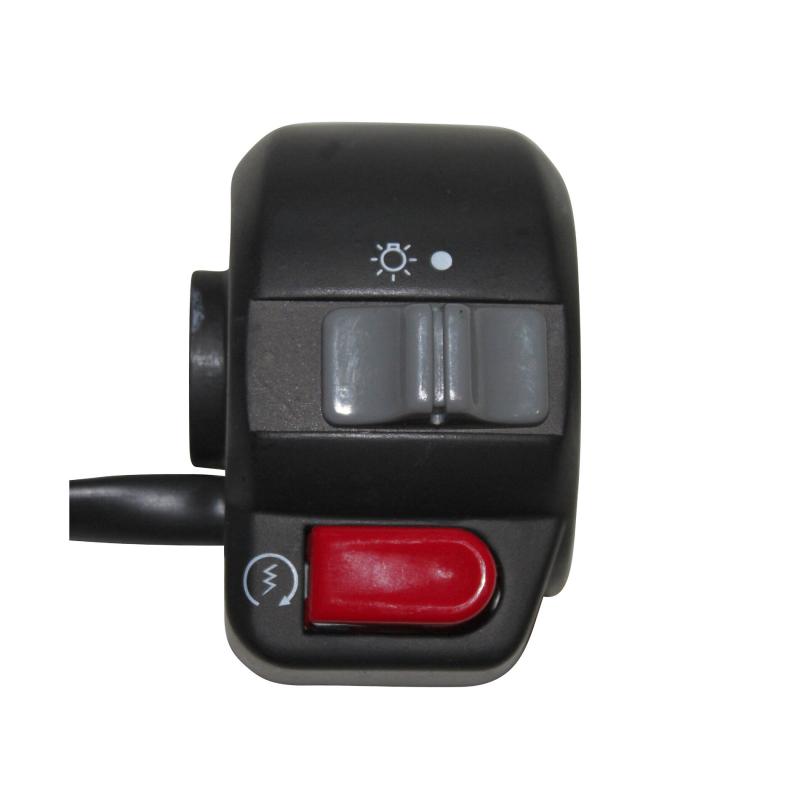 Commodo Domino droit alu Aprilia scarabeo, demarreur, feu 2 positions