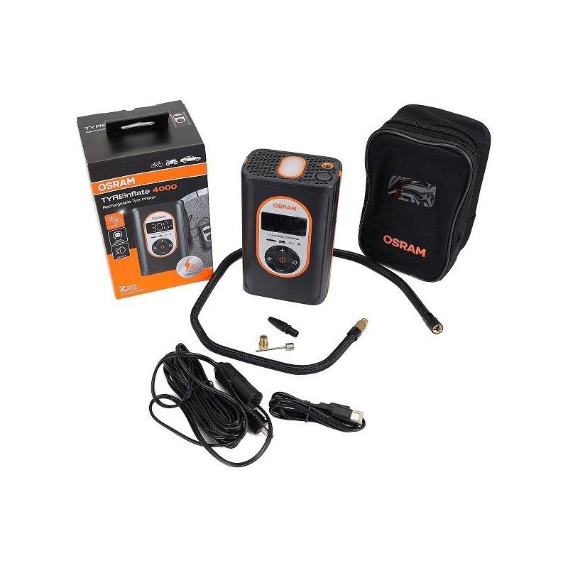 Compresseur rechargeable Osram Tyreinflate 4000