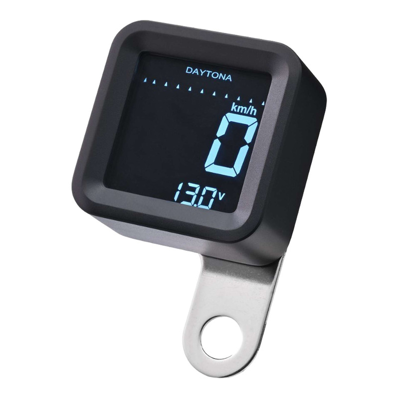 Compteur Daytona Cube LCD 50x50 mm noir