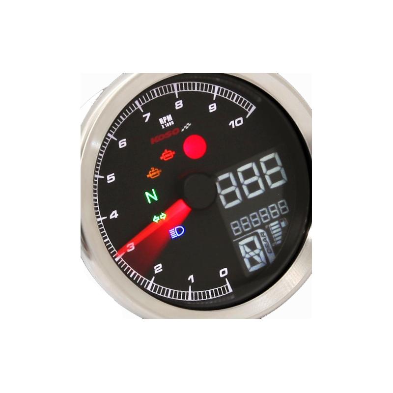 Compteur Koso TNT-04 chrome