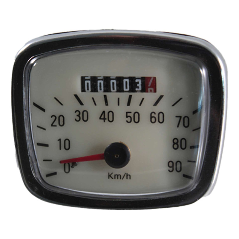 Compteur RMS blanc/argent Vespa 125 VNA/VNB