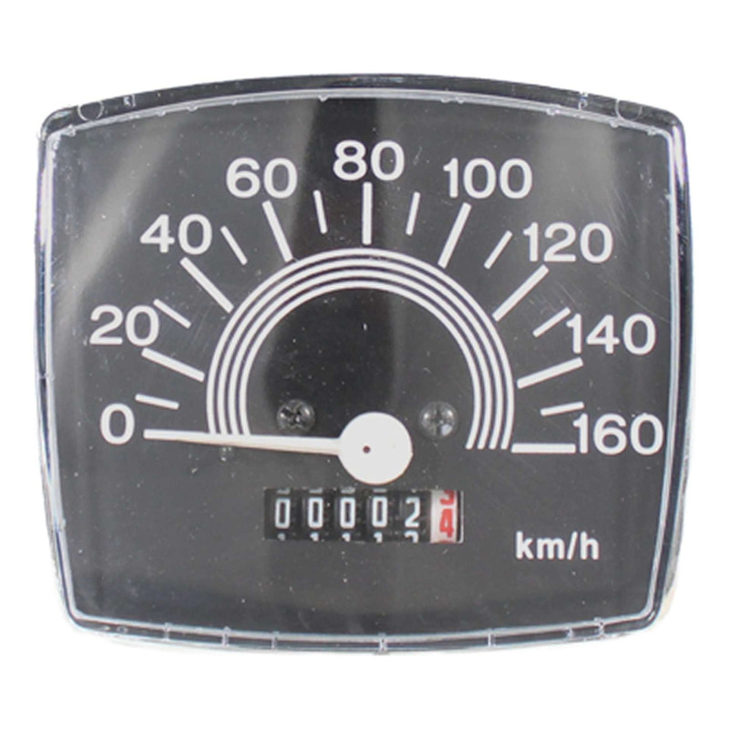 Compteur RMS noir/blanc Vespa Special